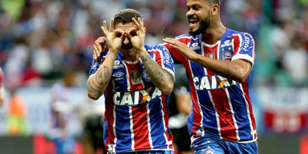 Imagem ilustrativa da imagem Bahia vence o Vasco por 3 a 0 na Fonte Nova