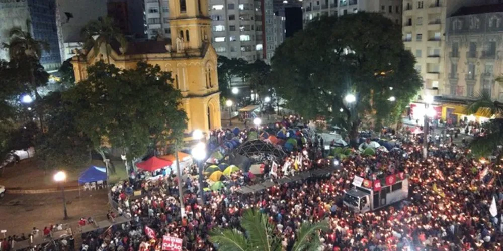 manifestação em SP por moradias/Foto: Reprodução Agência Brasil 