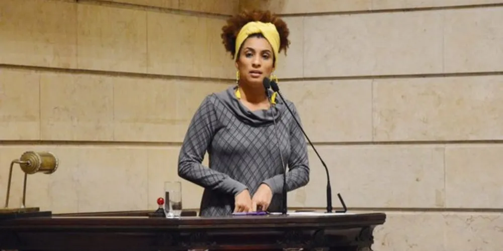 Marielle Franco (PSOL), na Câmara de Vereadores do Rio de Janeiro/Foto: Reprodução Câmara Municipal do Rio