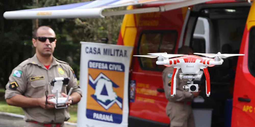 Por enquanto, a Defesa Civil só utiliza fotos terrestres do local mapeado/Foto: Reprodução ANPr