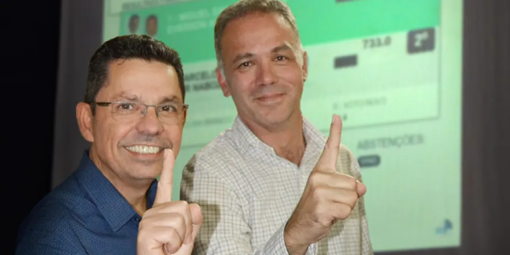 Miguel Sanches Neto (reitor) e Everson Augusto Krum (vice) vão administrar a Universidade Estadual de Ponta Grossa 