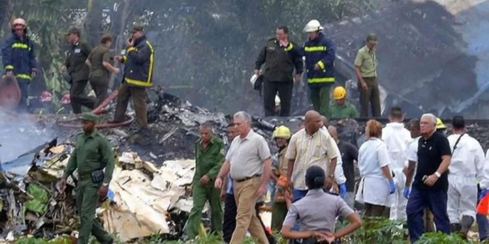Cento e dez pessoas morreram na queda do avião, pertencente à empresa aérea estatal Cubana de Aviação