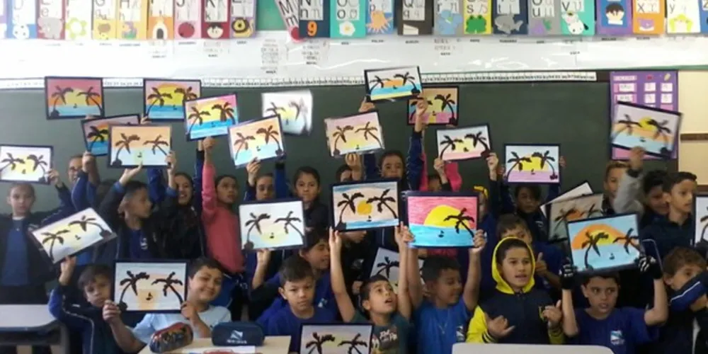 Imagem ilustrativa da imagem Turma de PG une pintura e música
