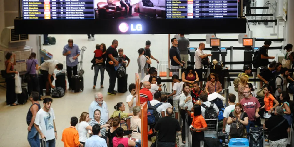 Apesar da falta de querosene, os aeroportos estão abertos e têm condições de receber pousos e decolagens /Foto: Reprodução Agência Brasil 