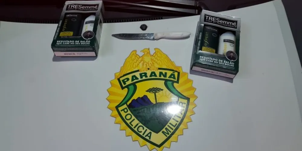 Imagem ilustrativa da imagem PM detém rapaz com produtos furtados de farmácia