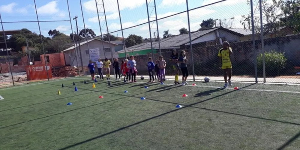 Treino feminino do União PG dia 26/5
/Foto: Divulgação