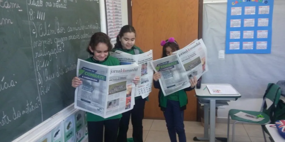 Imagem ilustrativa da imagem Alunos reproduzem notícia e criam fotolegendas