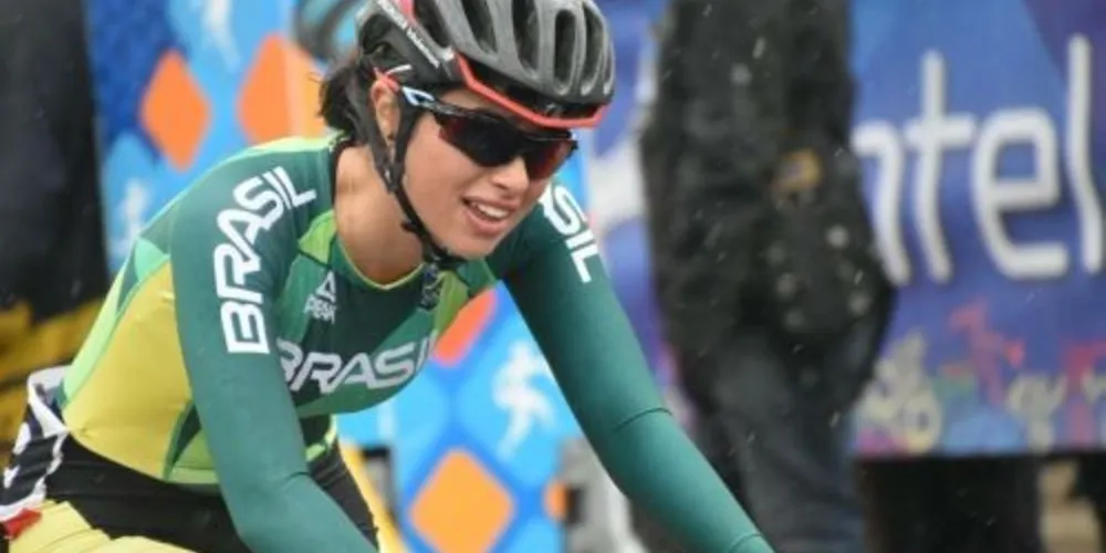 Talita da Luz de Oliveira integrou a Seleção Brasileira de Estrada nos Jogos Sul-Americanos de Cochabamba (Bolívia) / Foto Reprodução Assessoria UEPG