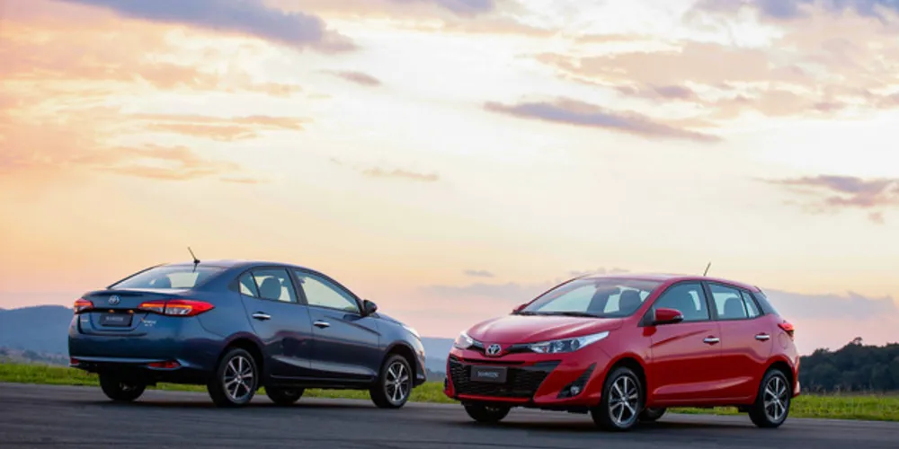 Imagem ilustrativa da imagem Toyota revela o novo Yaris no mercado brasileiro