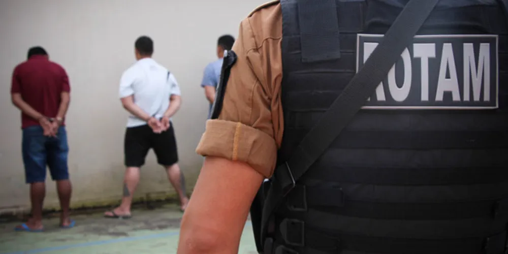 Curitiba, 12 de Junho de 2018. Operação área do 22º BPM