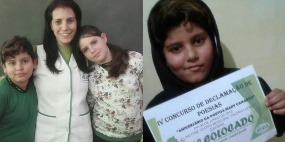 Imagem ilustrativa da imagem Aluno do 5ºB da Escola José Cleto é premiado por poesia
