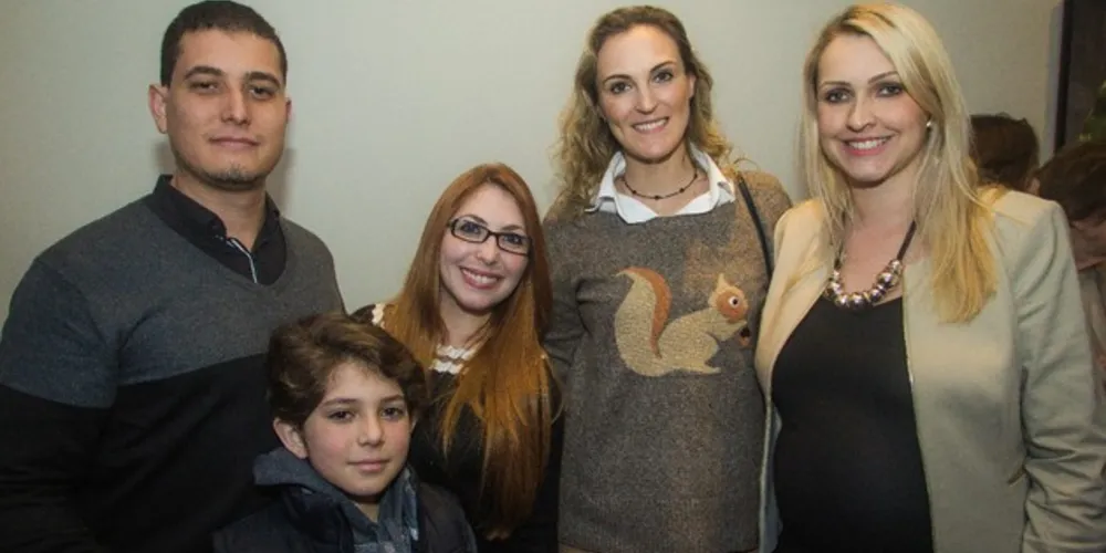 Jonathan Lupion, Fernanda Dutra, Henrique Lupion, Valeska Bobato e Cynthia Sposito