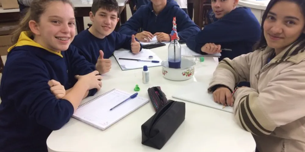 Imagem ilustrativa da imagem Alunos constroem termômetros em sala de aula
