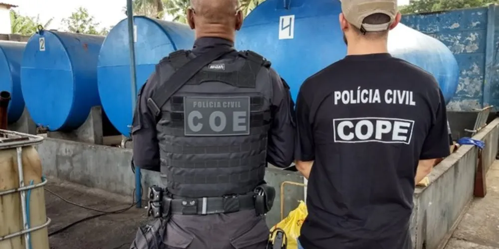 Imagem ilustrativa da imagem Operação prende quadrilha de descarte ilegal de óleo