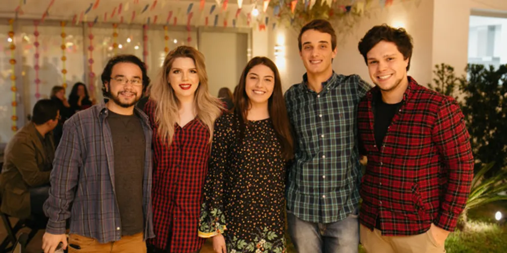 Fabio Viveiros, Vitoria Moss, Juliana Coelho, Diogo Von Gaevernitz Lima e Lorenzo Puppi