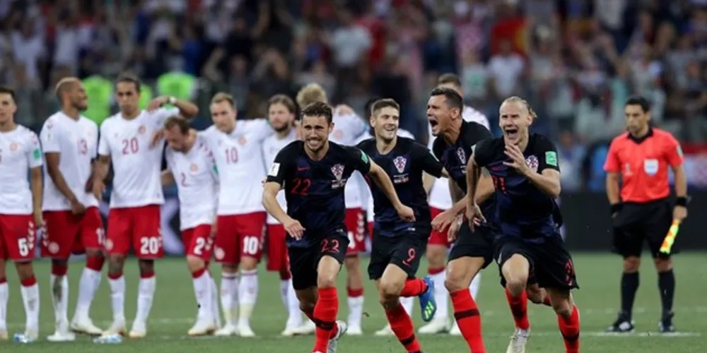 Imagem ilustrativa da imagem Croácia elimina a Dinamarca nos pênaltis e avança às quartas