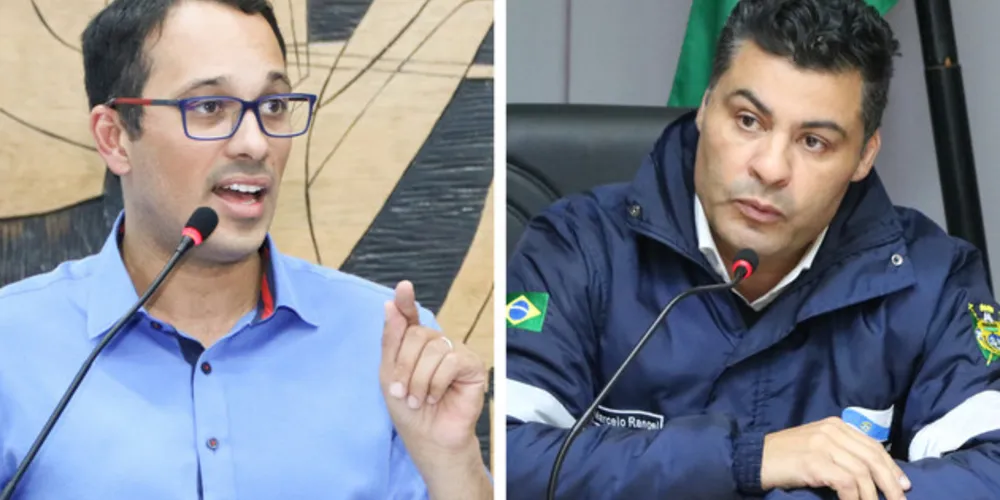 Proposta de Pietro (a esquerda) foi sancionada por Marcelo Rangel (a direita)