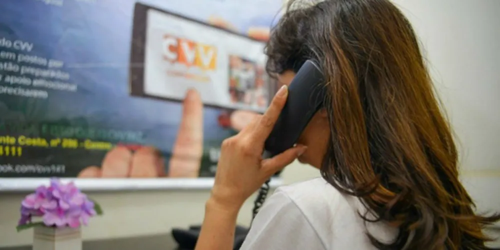 O CVV garante total sigilo e anonimato para as pessoas que procuram o atendimento.