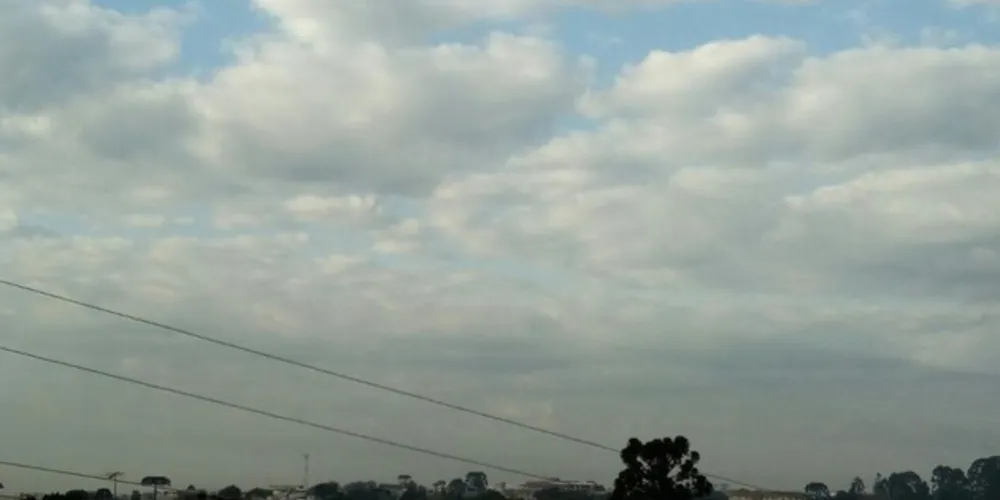 A chuva deverá chegar apenas na semana que vem acompanhada do intenso frio 
