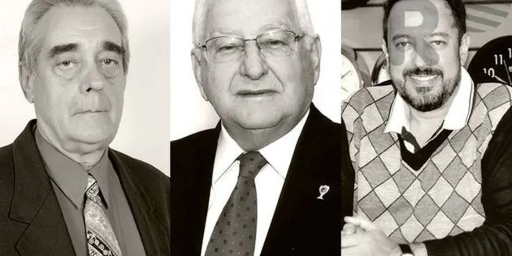 Robson Rogério Niesing, Waldemar Pimentel e Lino César Castanho Lopes recebem homenagem