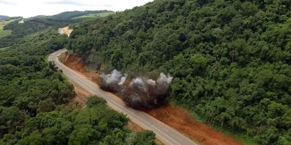 Imagem ilustrativa da imagem BR-376 será bloqueada para detonação de rochas
