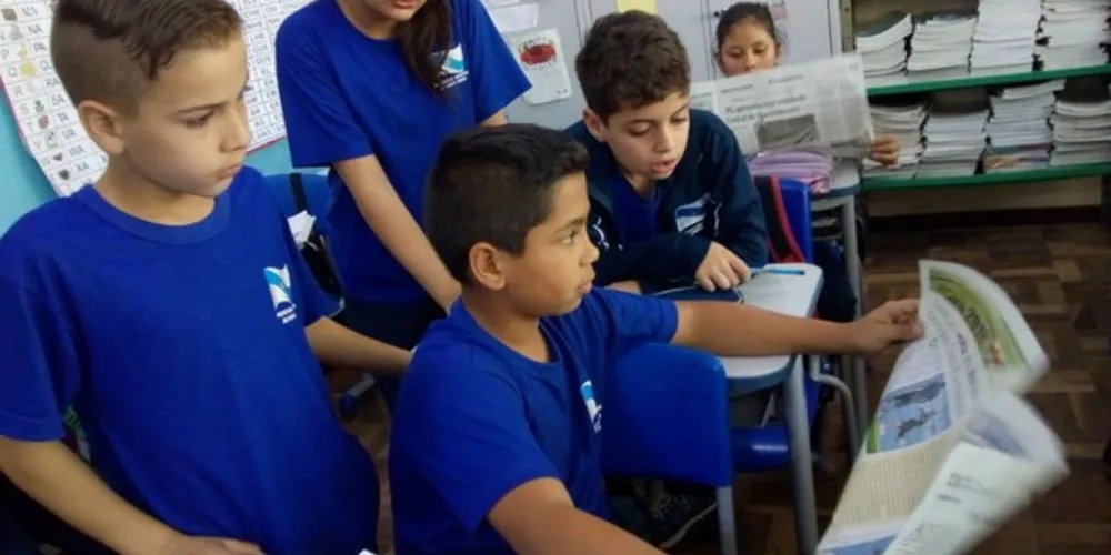 Imagem ilustrativa da imagem Alunos criam classificados através de impressos em PG