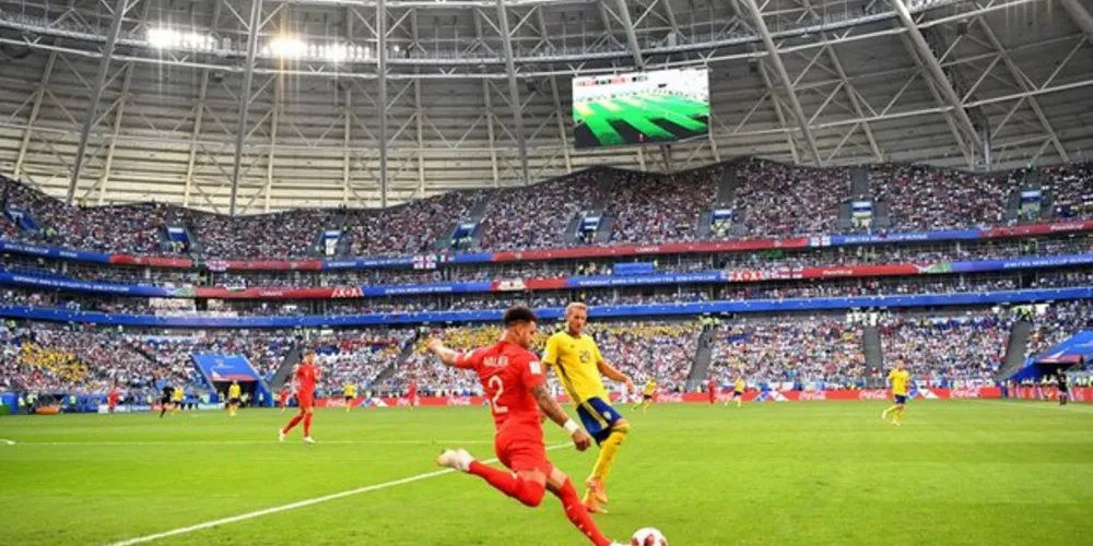 A Inglaterra venceu a Suécia para chegar à disputa das semifinais contra a Croácia