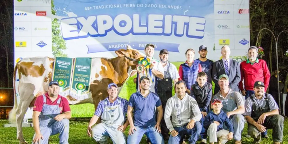 Imagem ilustrativa da imagem Arapoti sedia tradicional feira de pecuária leiteira