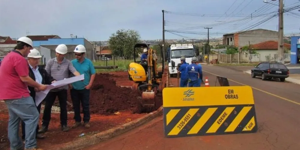 Imagem ilustrativa da imagem Obras podem afetar abastecimento em 26 vilas de PG