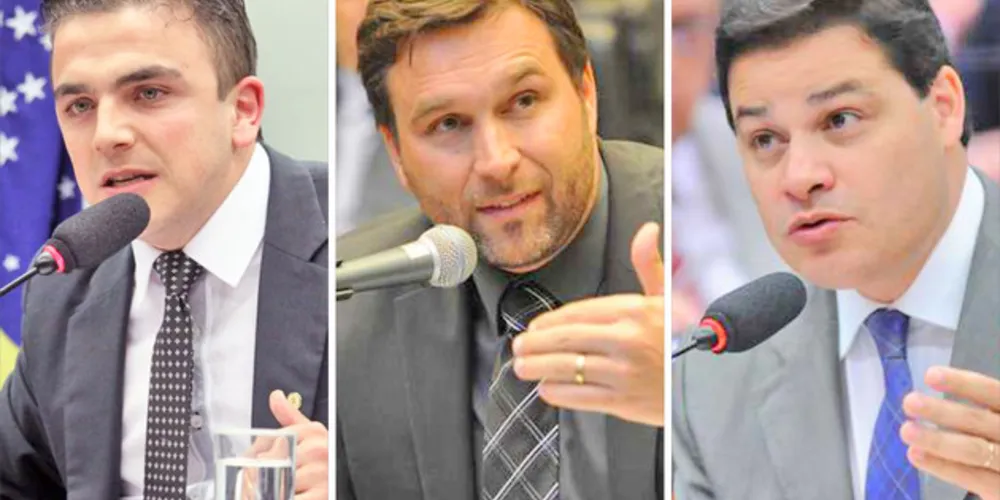Aliel, Pauliki e Sandro deverão disputar uma vaga como deputado federal 