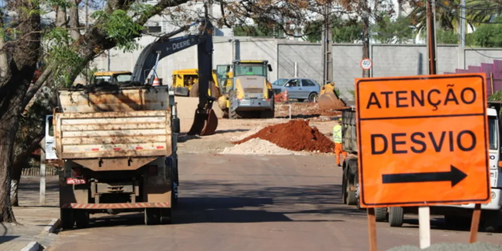 Imagem ilustrativa da imagem Prefeitura inicia obras em rotatória no bairro de Oficinas