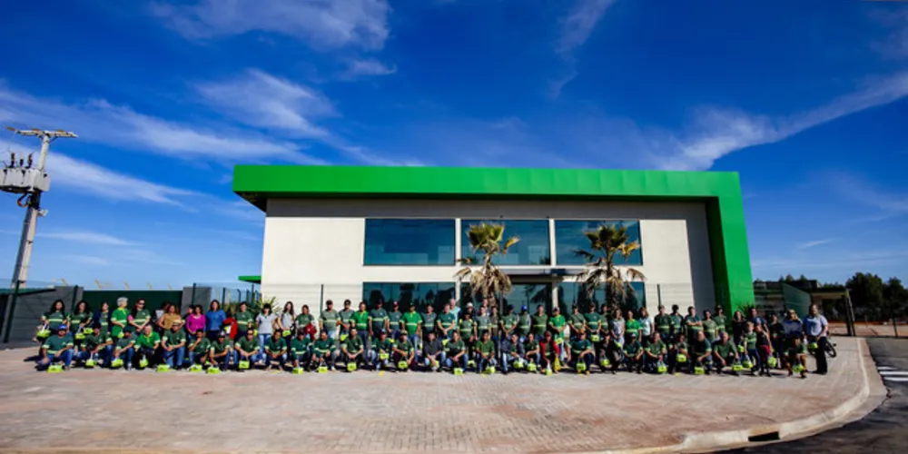 Imagem ilustrativa da imagem Palmeira Ambiental inaugura fábrica de R$ 3,5 milhões em PG