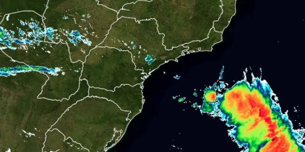 Imagem do Satélite (Goes) desta manhã.