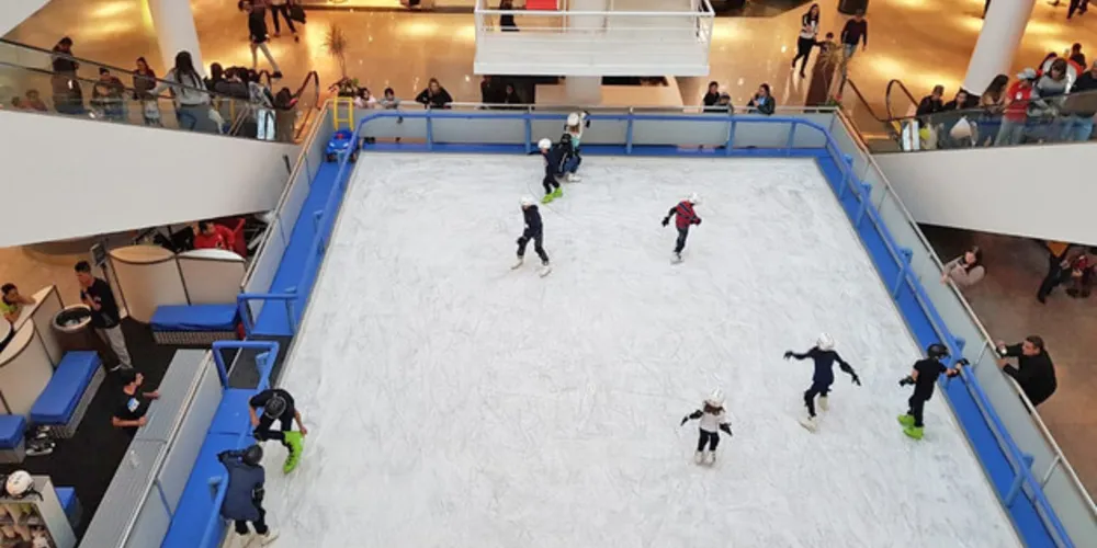 Imagem ilustrativa da imagem Palladium recebe pista de patinação gelo