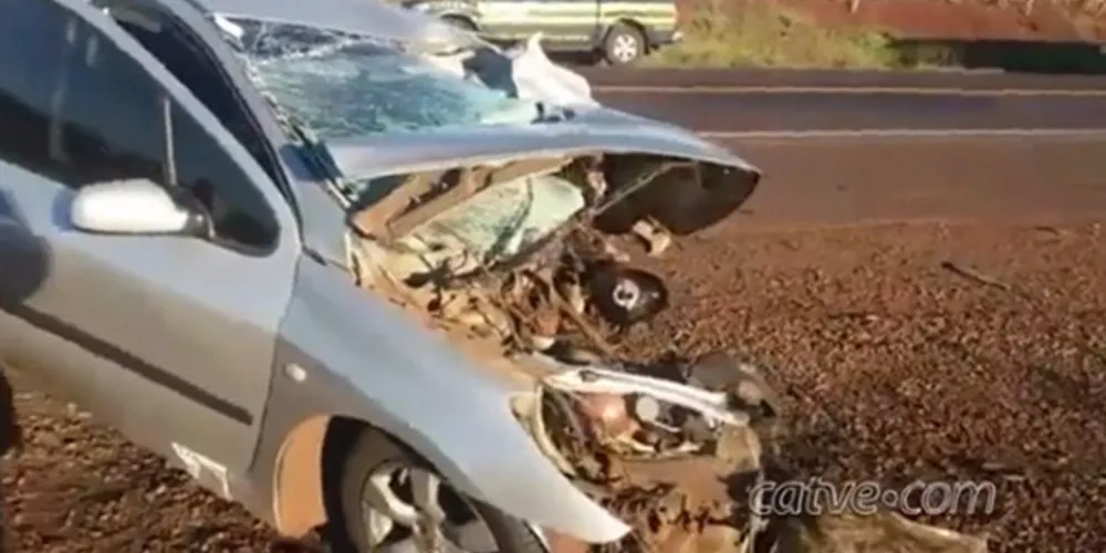 Imagem ilustrativa da imagem Acidente em rodovia mata 4 pessoas no Oeste do PR
