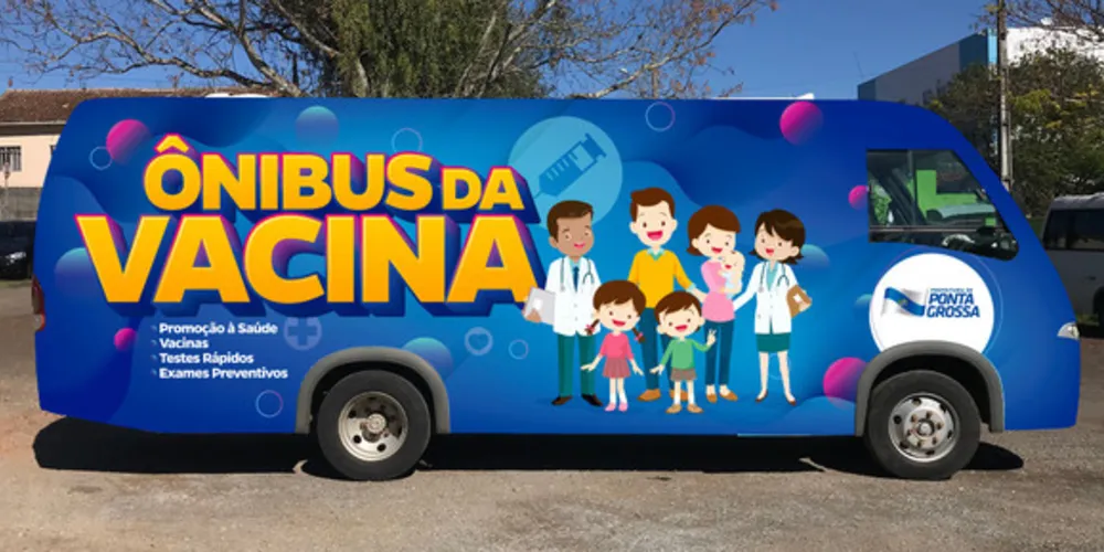 Imagem ilustrativa da imagem Projeto 'Ônibus da Vacina' será ampliado em PG