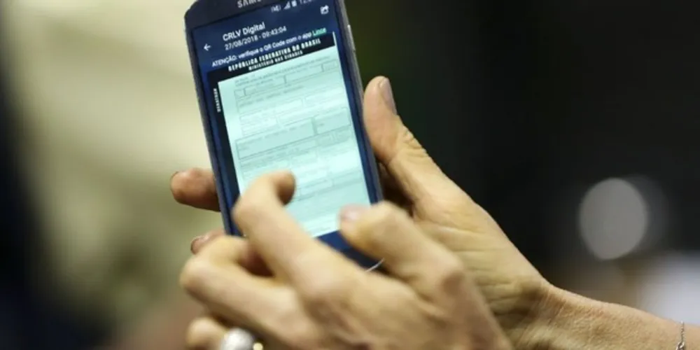 A visualização no aplicativo tem a mesma validade do documento impresso
