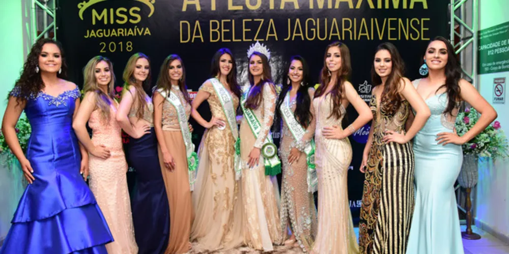 Representante do Positivo é Miss 2018 de Jaguariaíva