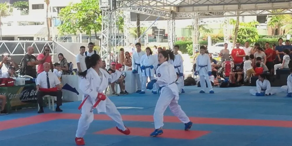 Imagem ilustrativa da imagem Atleta de PG conquista três ouros no karatê