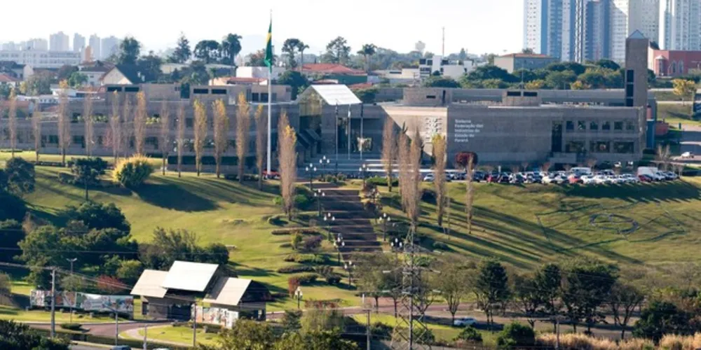 Sede da FIEP, em Curitiba, onde acontecem os eventos