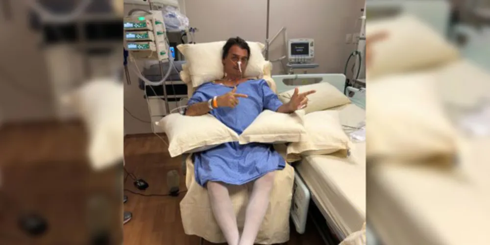Imagem ilustrativa da imagem Bolsonaro pode sair da maca pela primeira vez, diz hospital