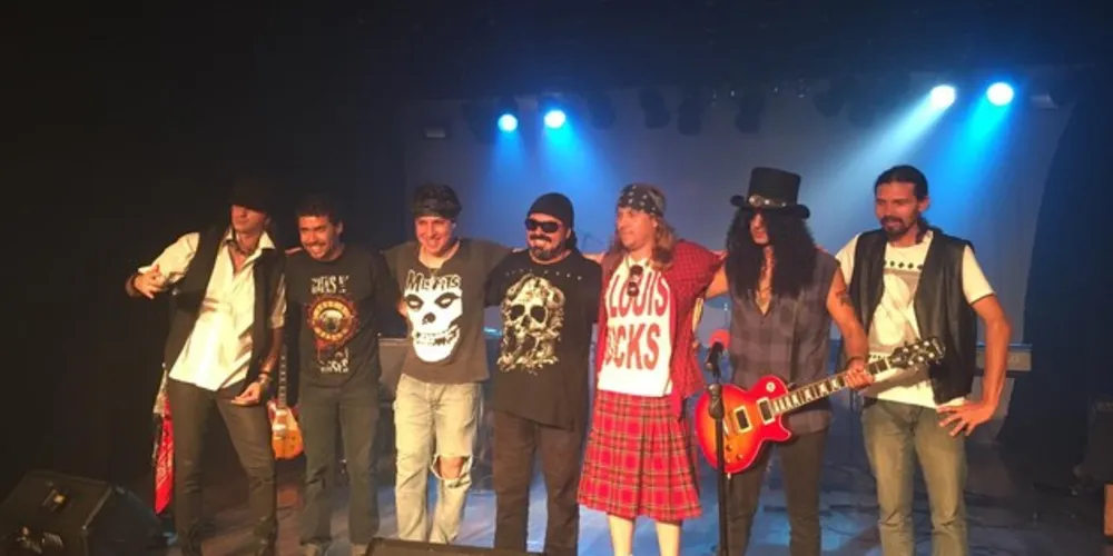 Imagem ilustrativa da imagem Cover de Guns n’ Roses faz show em Ponta Grossa