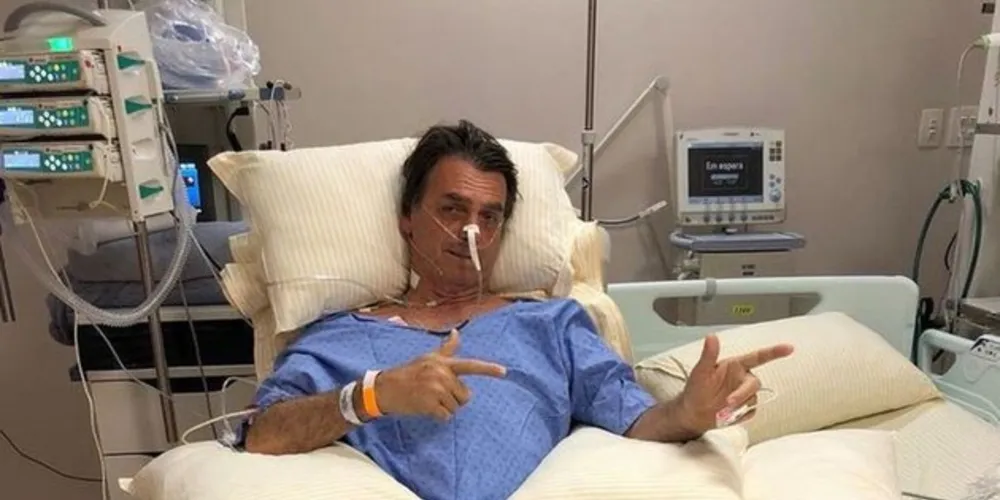 Imagem ilustrativa da imagem Bolsonaro deixa UTI e vai para unidade semi-intensiva