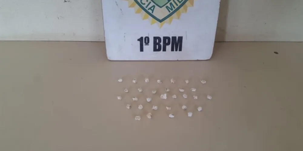 Pedras de crack estavam prontas para o consumo