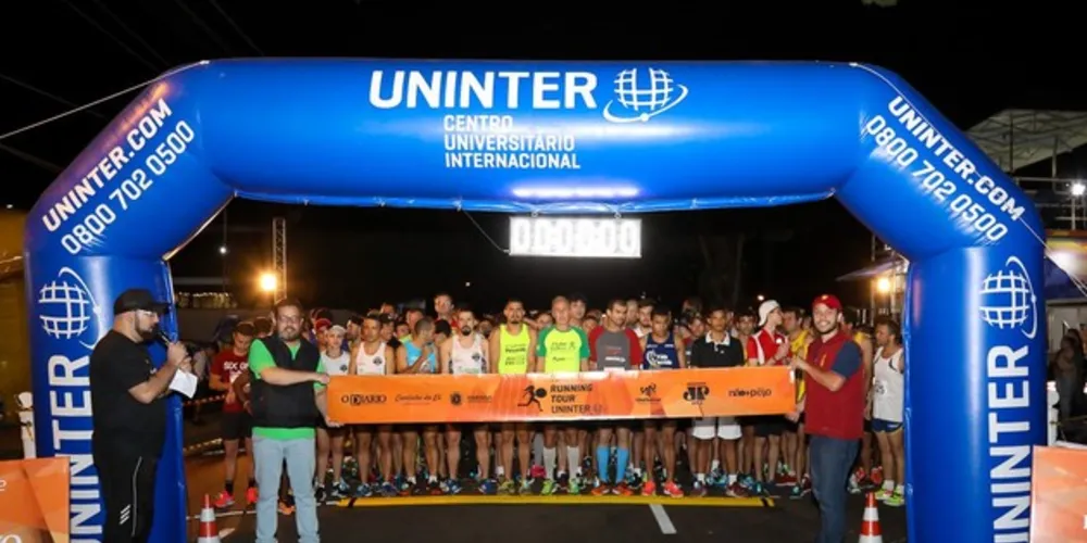 Imagem ilustrativa da imagem PG recebe etapa da corrida Running Tour Uninter