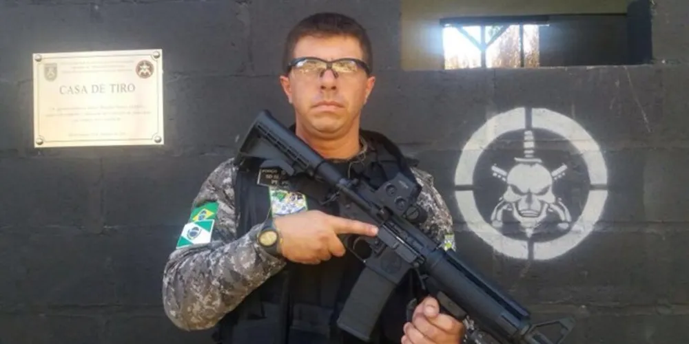 Silva recebeu mensagens de apoio de colegas de farda da PM e de outras corporações
