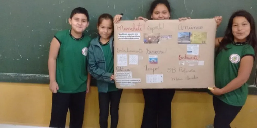Imagem ilustrativa da imagem JM contribui na exposição de jornal feito por alunos