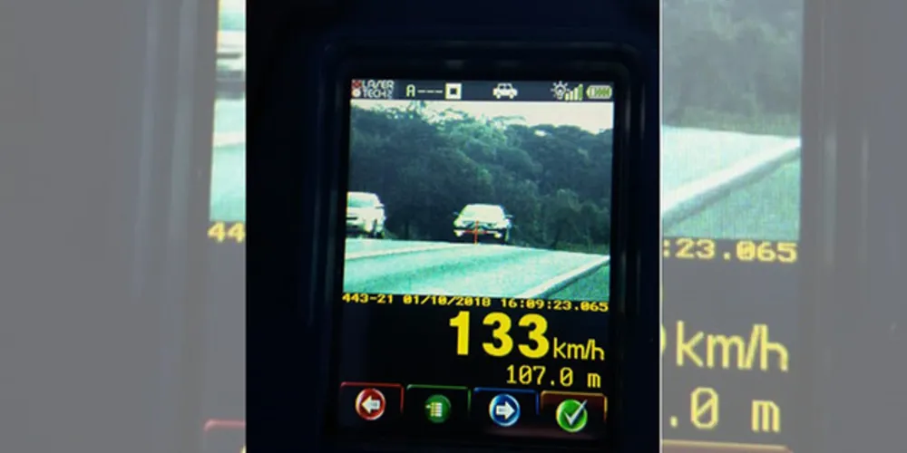 Imagem ilustrativa da imagem PRF flagra mais de 150 motoristas acima da velocidade