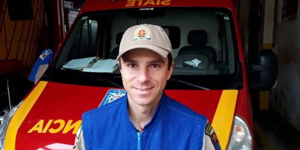 Soldado Gehrke, do Corpo de Bombeiros, realizou o atendimento via telefone