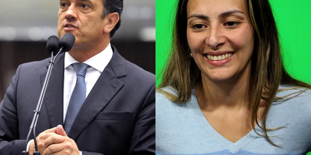 Plauto Miró (dir) e Mabel Canto (esq.) são os representantes de Ponta Grossa